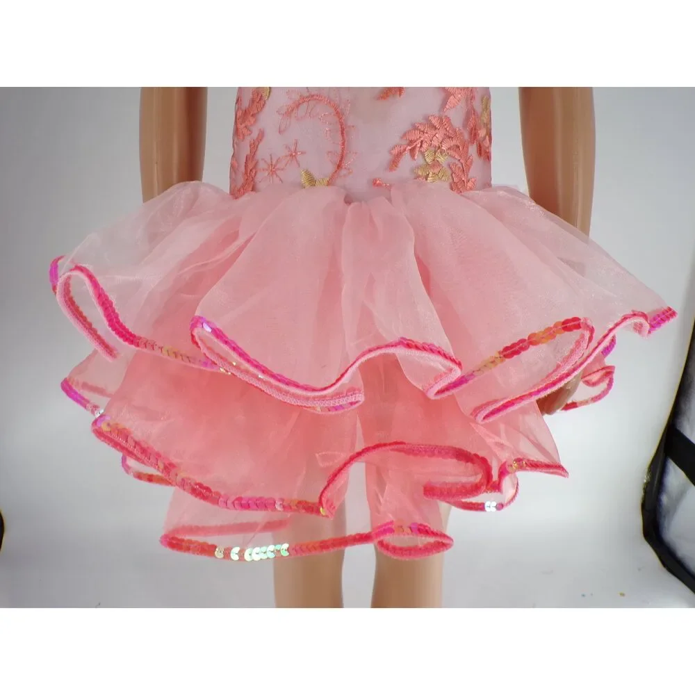 Pre-Owned Dance Costume Curtain Call E2121 Small Child Peach Ballet